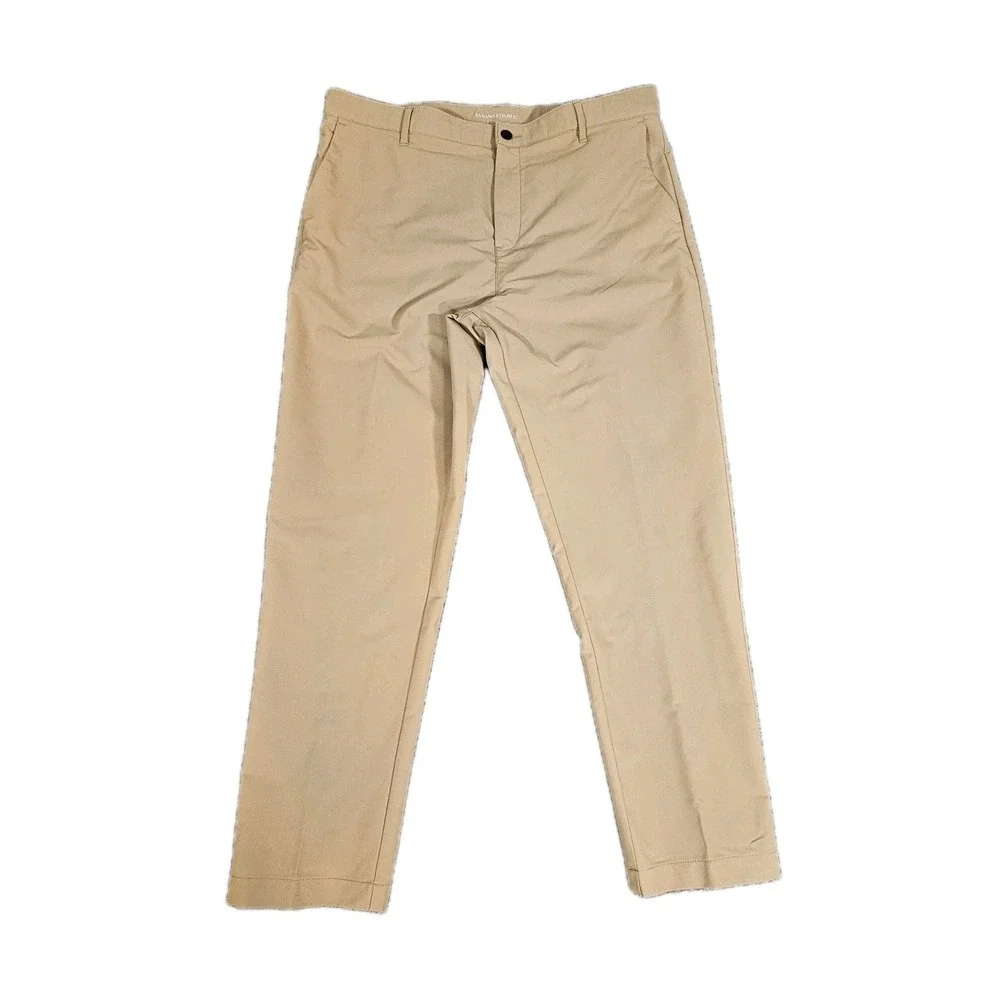Banana Republic Pants Mens 40x30 Beige Golf Performance Tech Chino Stretch